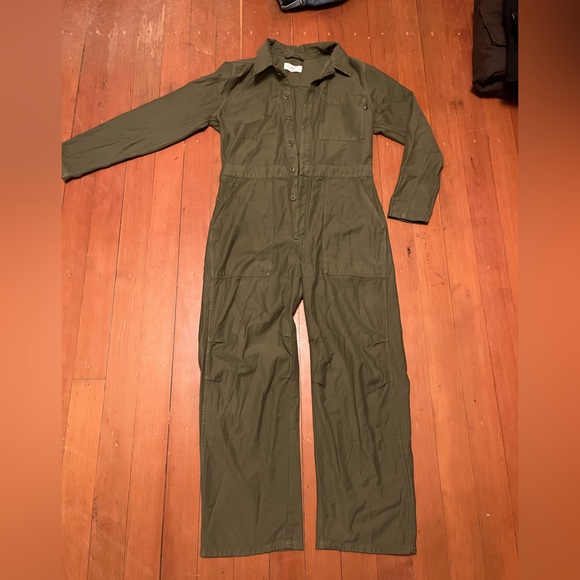 Aritzia Pants - TNA olive green jumpsuit